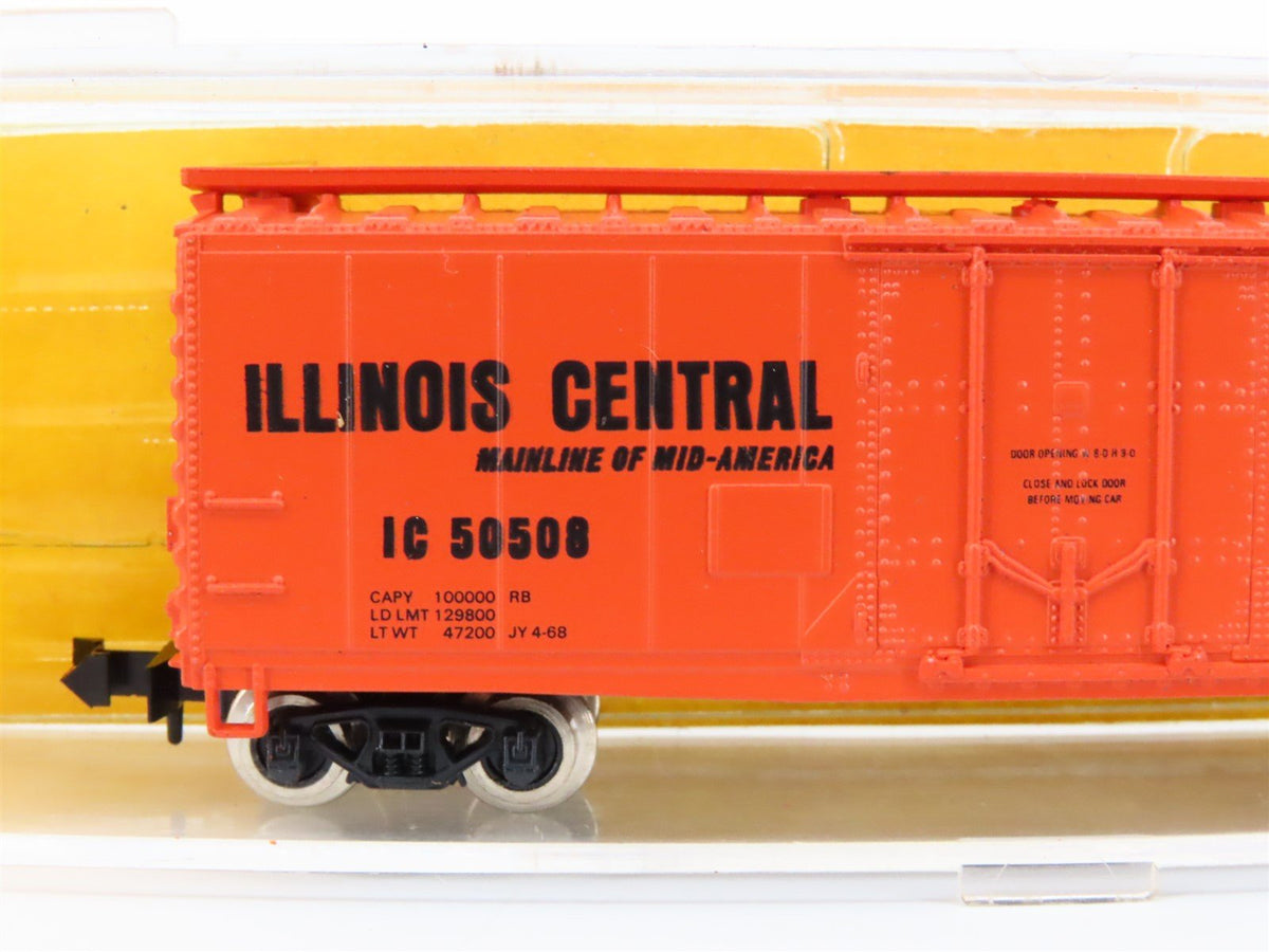 N Scale Atlas 3314 IC Illinois Central 40&#39; Plug Door Box Car #50508