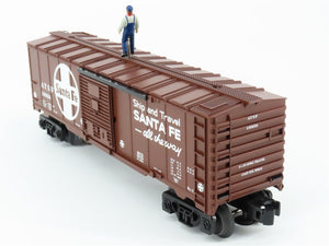 O Gauge 3-Rail Lionel 6-36776 ATSF Santa Fe Walking Brakeman Box Car #19938