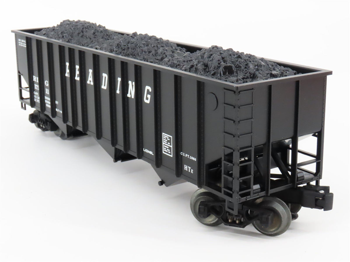 O Gauge 3-Rail Lionel 6-17111 RDG Reading 3-Bay Open Hopper #17111 w/ Coal Load