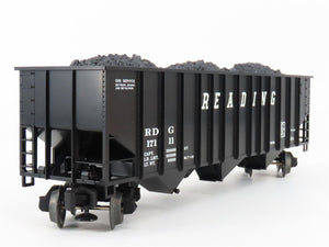 O Gauge 3-Rail Lionel 6-17111 RDG Reading 3-Bay Open Hopper #17111 w/ Coal Load