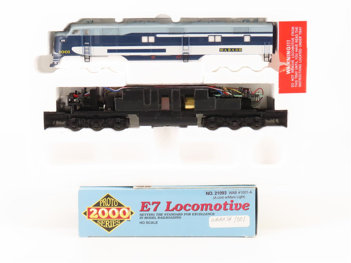 HO Scale Proto 2000 21093 WAB Wabash E7A Diesel Locomotive #1001A - DCC Ready