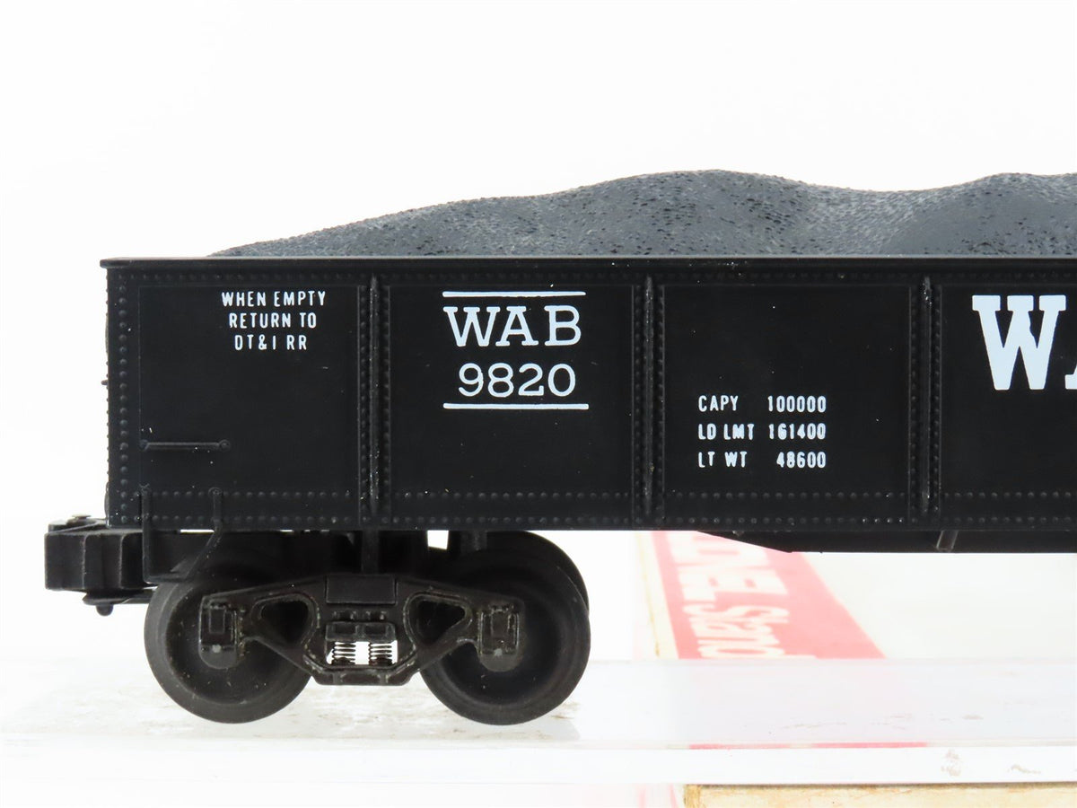 O Gauge 3-Rail Lionel 6-9820 WAB Wabash Open Gondola #9820 w/ Coal Load