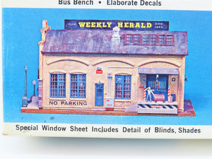 HO 1/87 Scale AHM Kit 5858:598 Weekly Herald Commercial Building