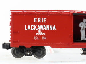 O Gauge 3-Rail Lionel 6-19809 EL Erie Lackawanna Operating Box Car #19809