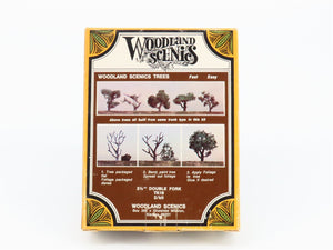 HO 1/87 Scale Woodland Scenics Kit TK18 Double Fork Trees Scenery