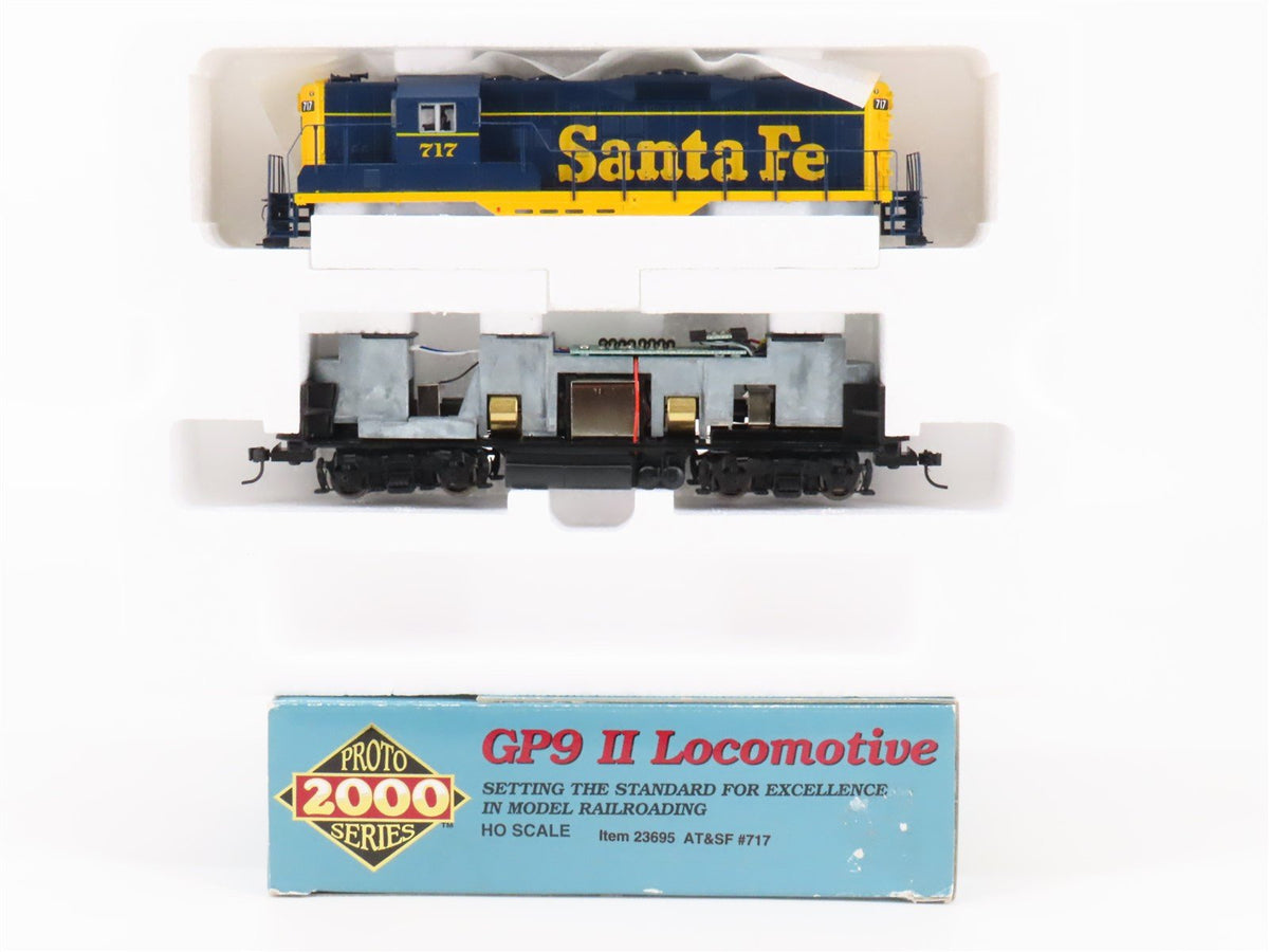 HO Scale Proto 2000 23695 ATSF Santa Fe GP9 Diesel Locomotive #717 BAD GEARS