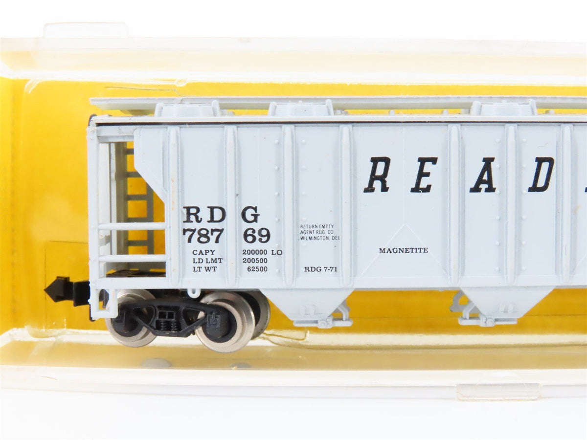 N Scale Atlas 3724 RDG Reading 3-Bay Covered Hopper #78769