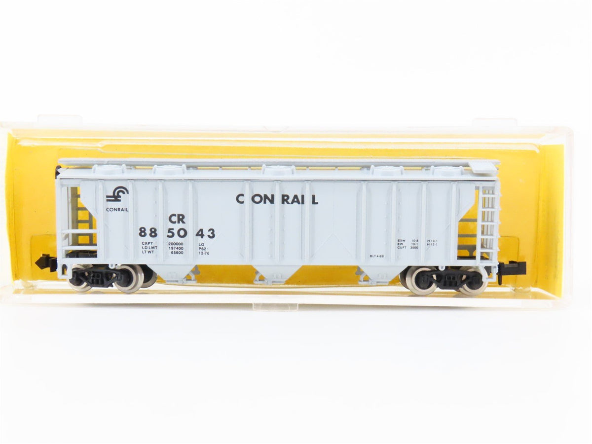 N Scale Atlas 3725 CR Conrail 3-Bay Covered Hopper #885043