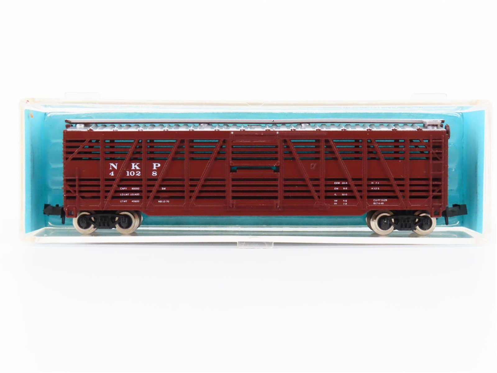 N Scale Atlas 3547 NKP Nickel Plate Road 50' Stock Car #41028