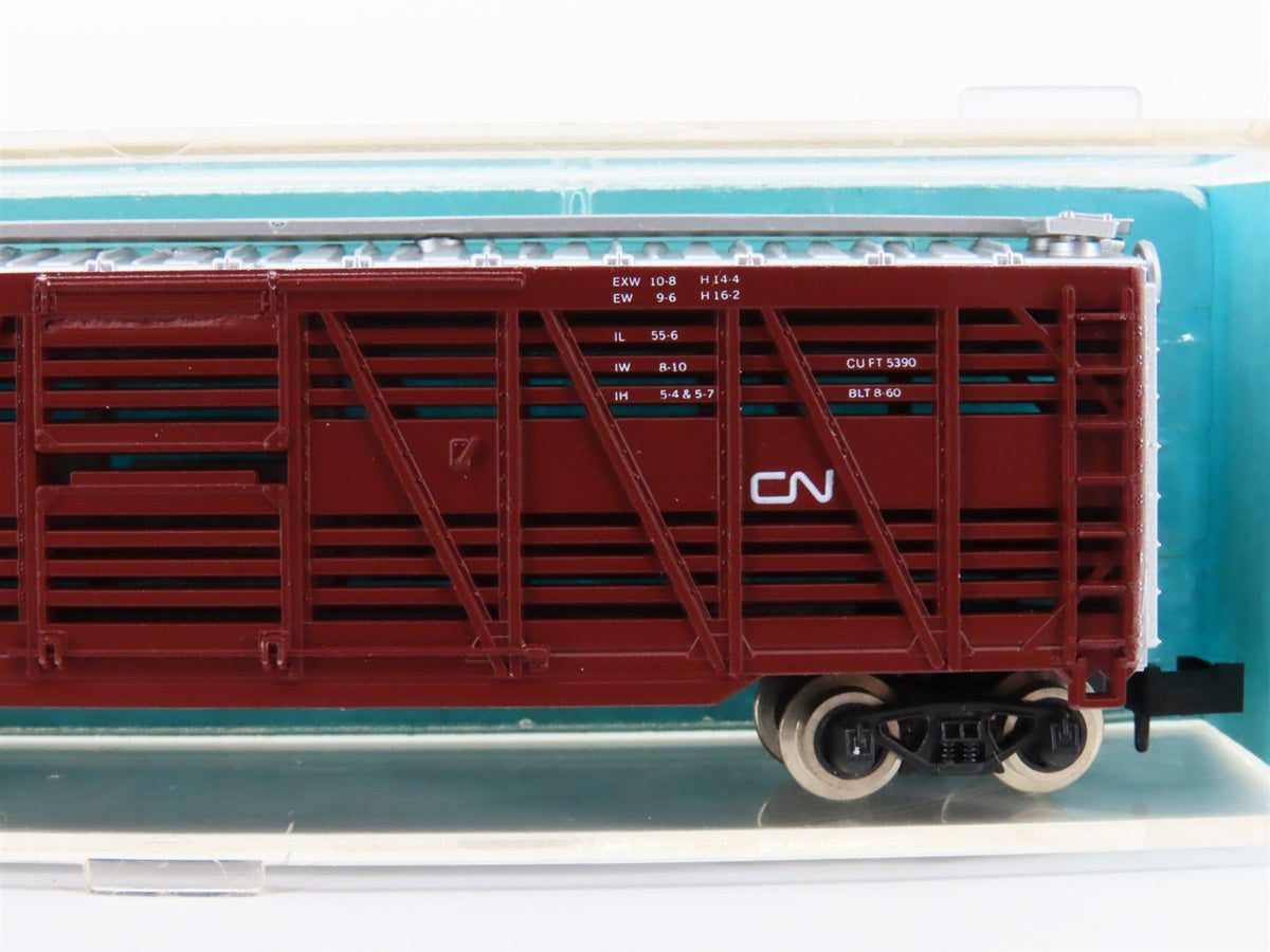 N Scale Atlas 3551 CN Canadian National 50&#39; Stock Car #820000