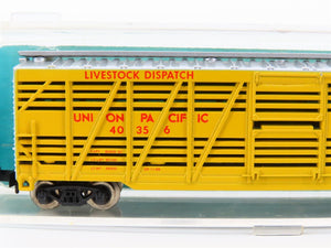 N Scale Atlas 3543 UP Union Pacific 50' Stock Car #40356