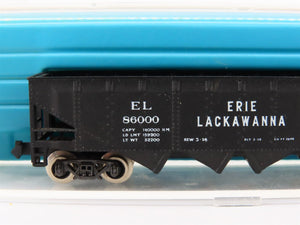 N Scale Atlas 2424 EL Erie Lackawanna 4-Bay Open Hopper #86000