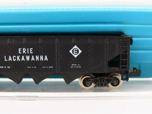 N Scale Atlas 2424 EL Erie Lackawanna 4-Bay Open Hopper #86000