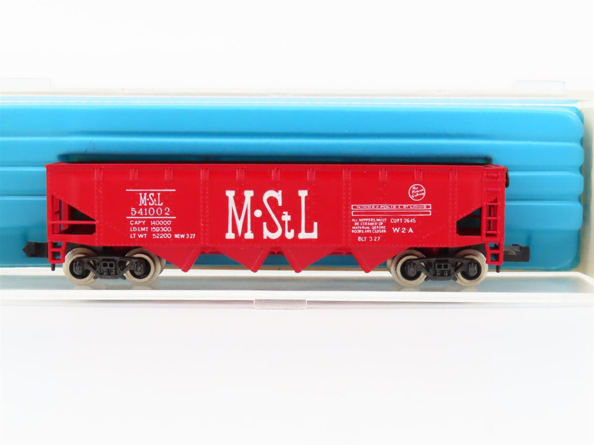 N Scale Atlas 2422 M&amp;StL Minneapolis &amp; St. Louis 4-Bay Open Hopper #541002