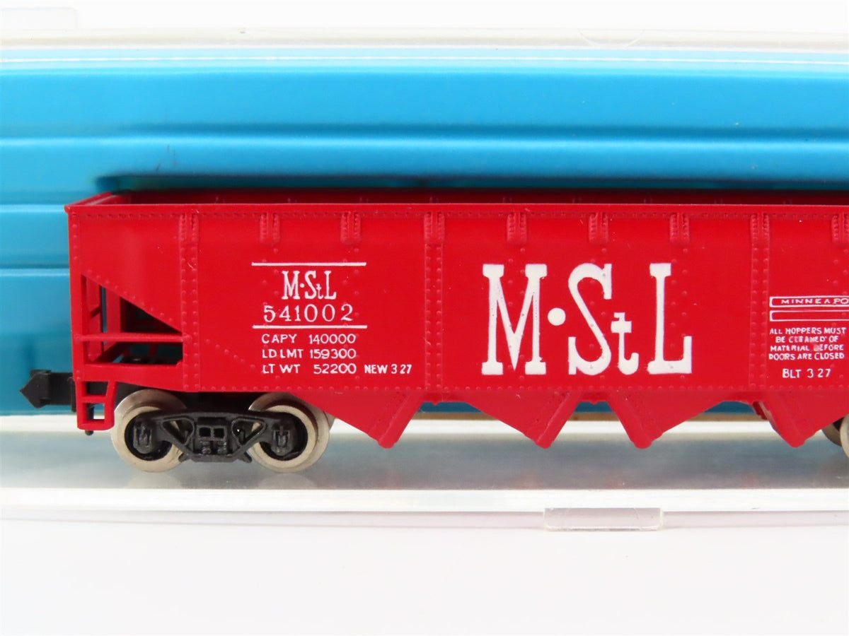 N Scale Atlas 2422 M&amp;StL Minneapolis &amp; St. Louis 4-Bay Open Hopper #541002