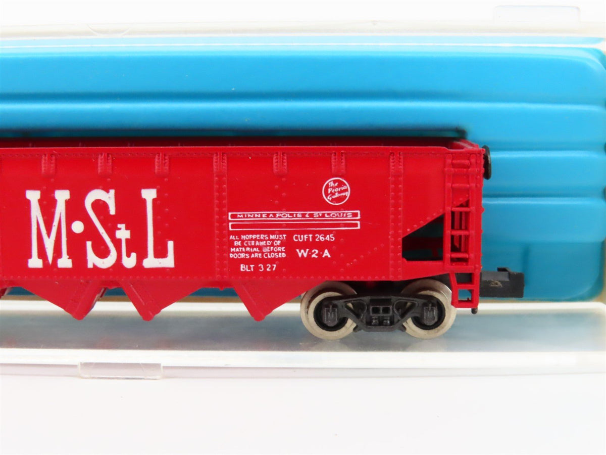 N Scale Atlas 2422 M&amp;StL Minneapolis &amp; St. Louis 4-Bay Open Hopper #541002