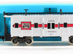 N Scale Atlas 2436 CB&Q Burlington Route Bay Window Caboose #3520