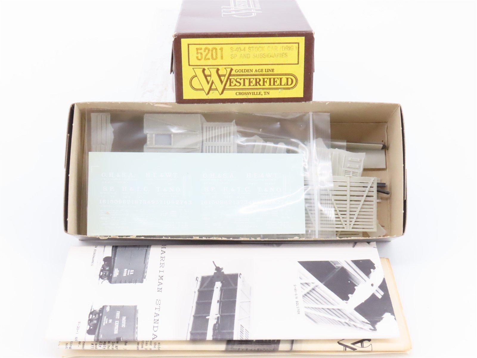 HO Scale Westerfield Resin Kit #5201 Undecorated SP S-40-4 Stock Car