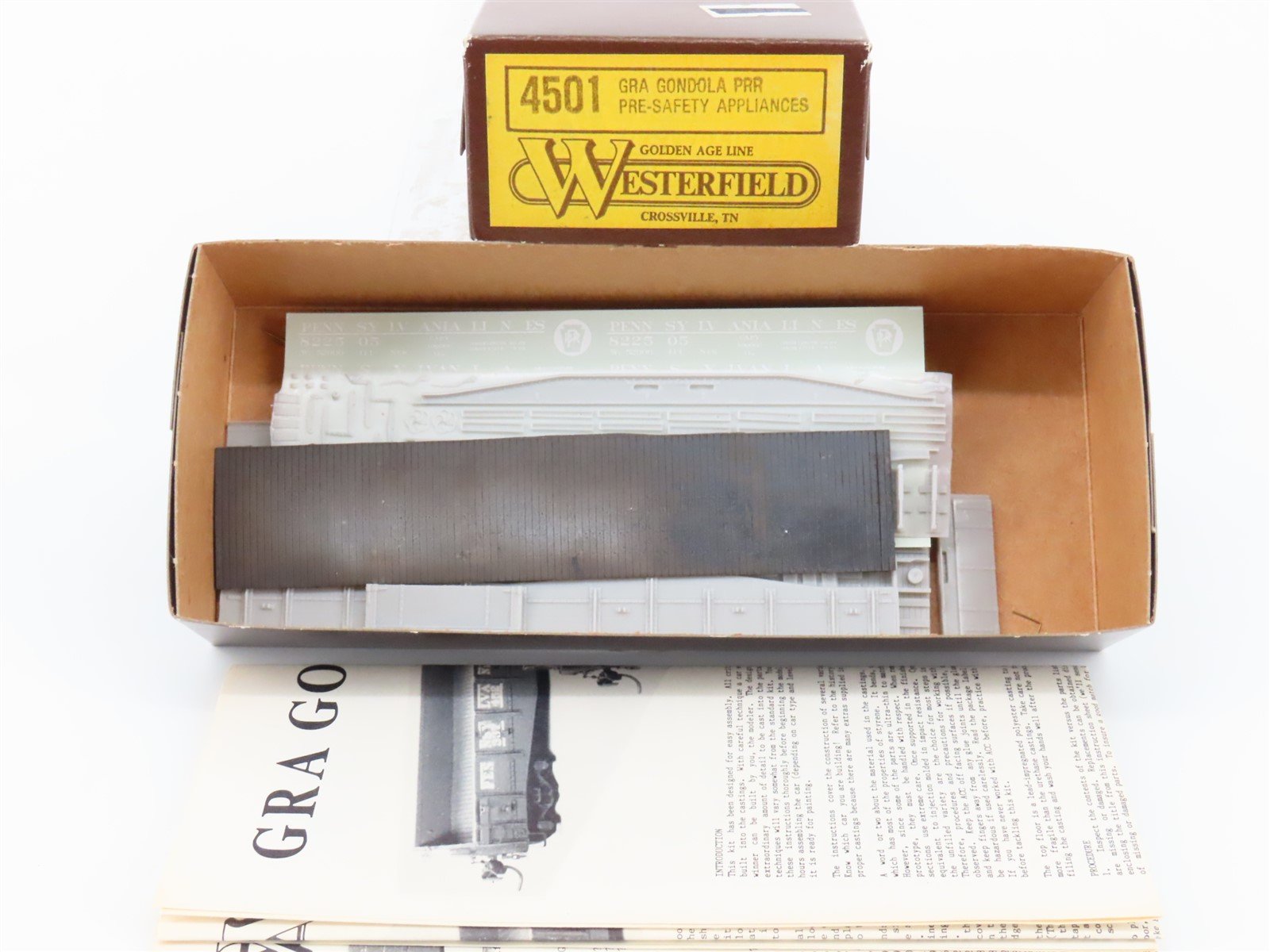 HO Scale Westerfield Resin Kit #4501 Undecorated PRR GRA Gondola