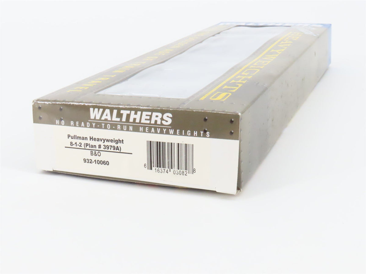 HO Walthers Heavyweights 932-10060 B&amp;O Baltimore &amp; Ohio 8-1-2 Sleeper Passenger