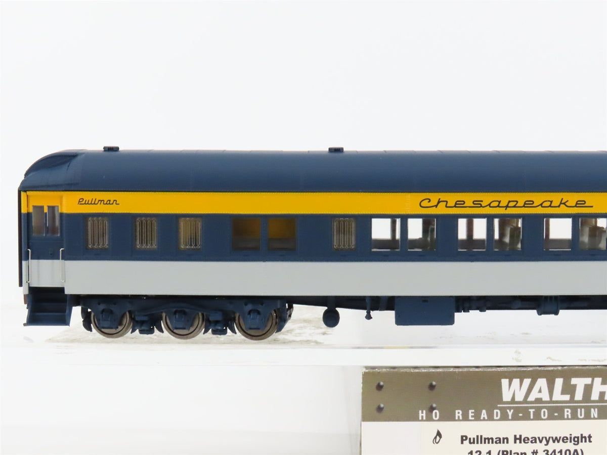 HO Walthers Heavyweights 932-10018 C&amp;O Chesapeake &amp; Ohio 12-1 Sleeper Passenger