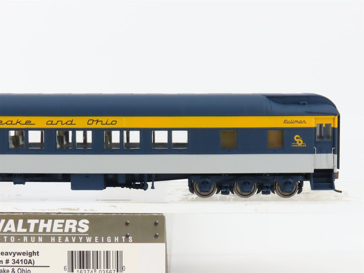 HO Walthers Heavyweights 932-10018 C&amp;O Chesapeake &amp; Ohio 12-1 Sleeper Passenger