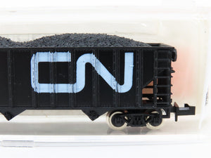 N Scale Atlas 3285 CN Canadian National 3-Bay Open Hopper #111317 w/ Load