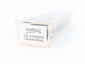 N Scale Atlas 3285 CN Canadian National 3-Bay Open Hopper #111317 w/ Load