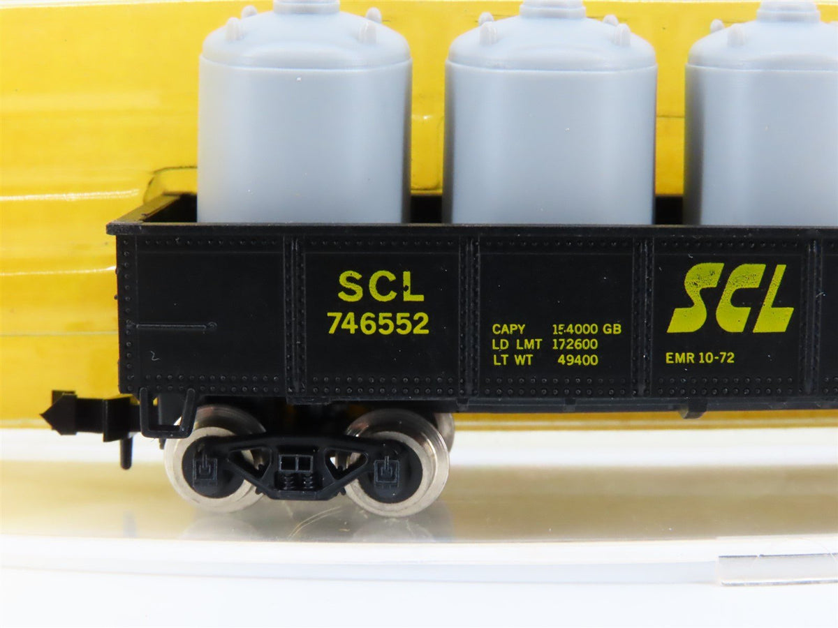 N Scale Atlas 3503 SCL Seaboard Coast Line 42&#39; Gondola #746552 w/ Load