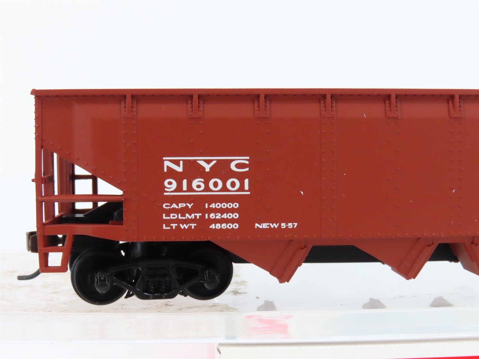 HO Walthers Trainline #931-654 NYC New York Central 4-Bay Open Hopper #916001