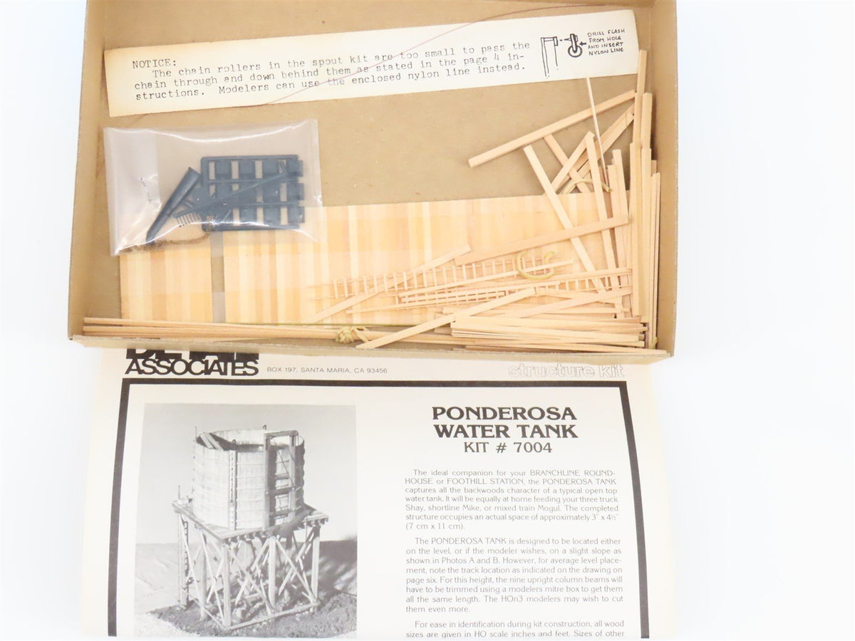 HO 1/87 Scale Detail Associates Craftsman Kit #7004 Ponderosa Water Tank