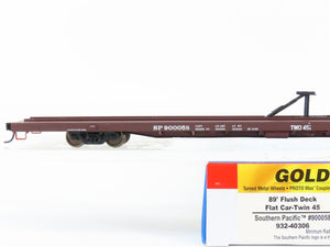 HO Walthers Gold Line #932-40306 SP Southern Pacific 89' Flush Deck Flat Car