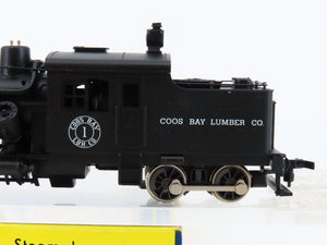 HO Scale AHM/Rivarossi 5168-C Coos Bay Lumber Co. 2-Truck Heisler Steam #1