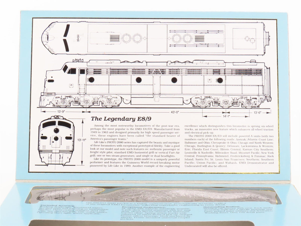 HO Scale Proto 2000 21014 SP Southern Pacific E8/9A Diesel Locomotive #6052