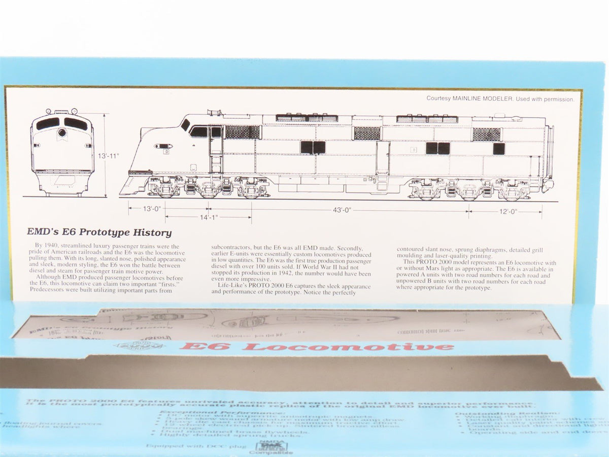 HO Scale Proto 2000 23238 UP Union Pacific E6A Diesel Locomotive #987