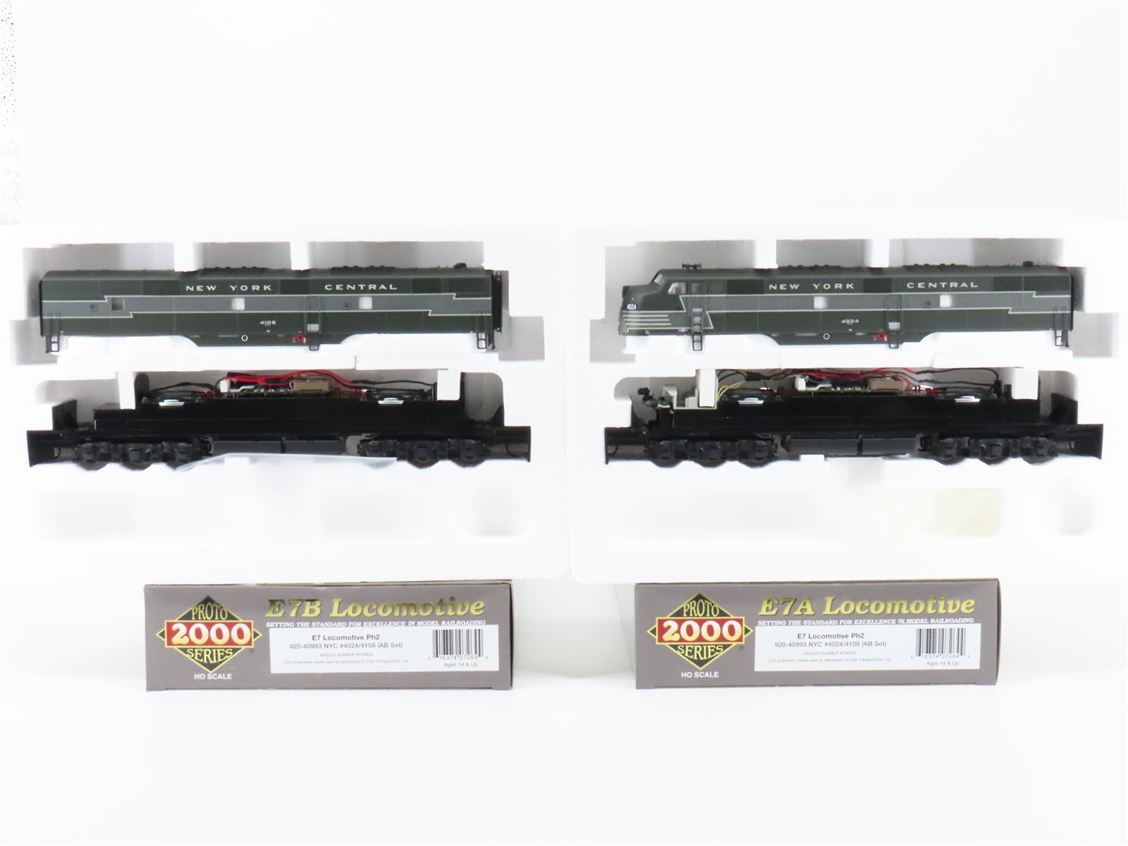 HO Scale Proto 2000 920-40993 NYC New York Central E7 A/B Diesel Set w/ DCC