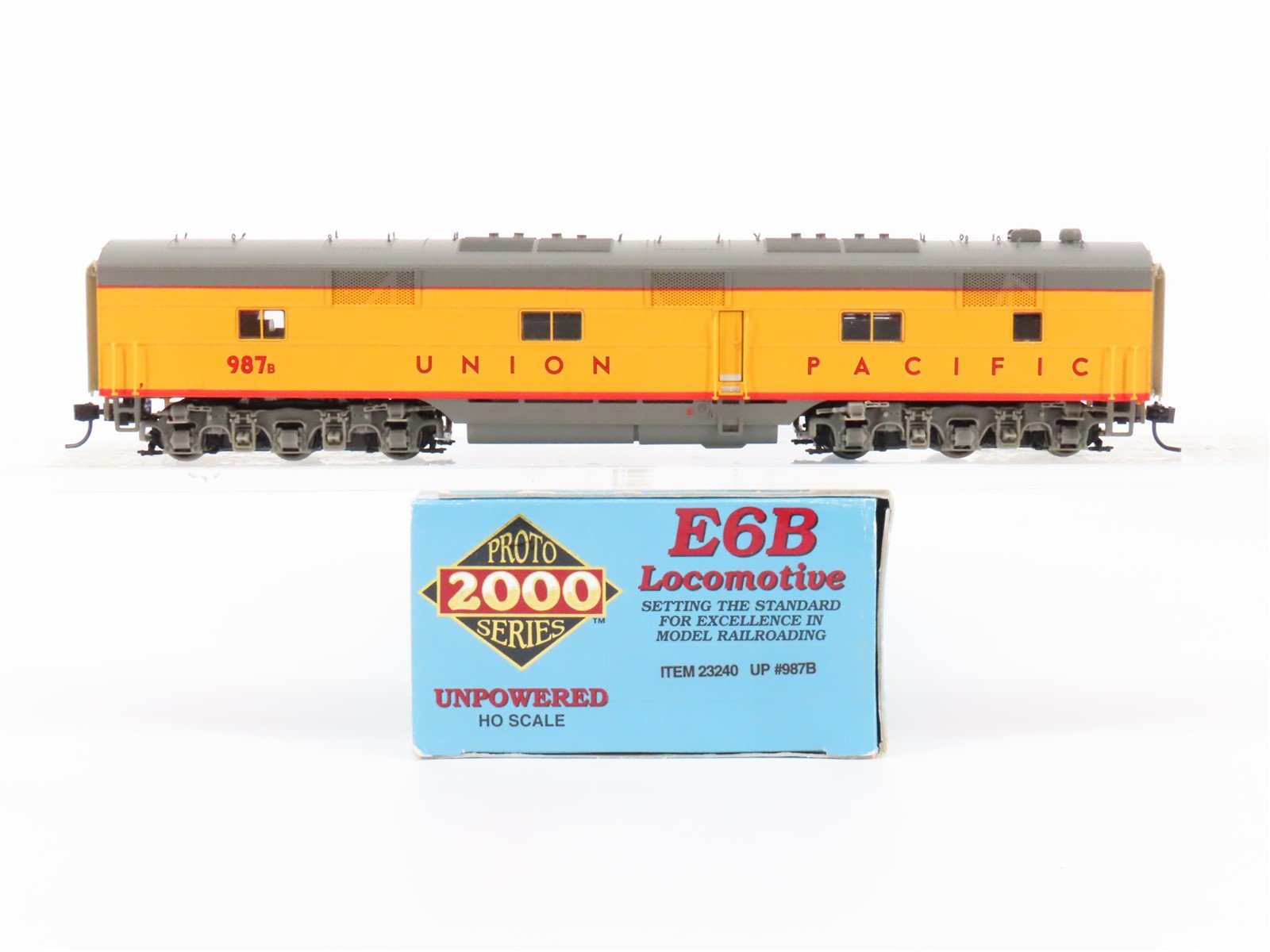 HO Scale Proto 2000 23240 UP Union Pacific E6B Diesel Locomotive #987B