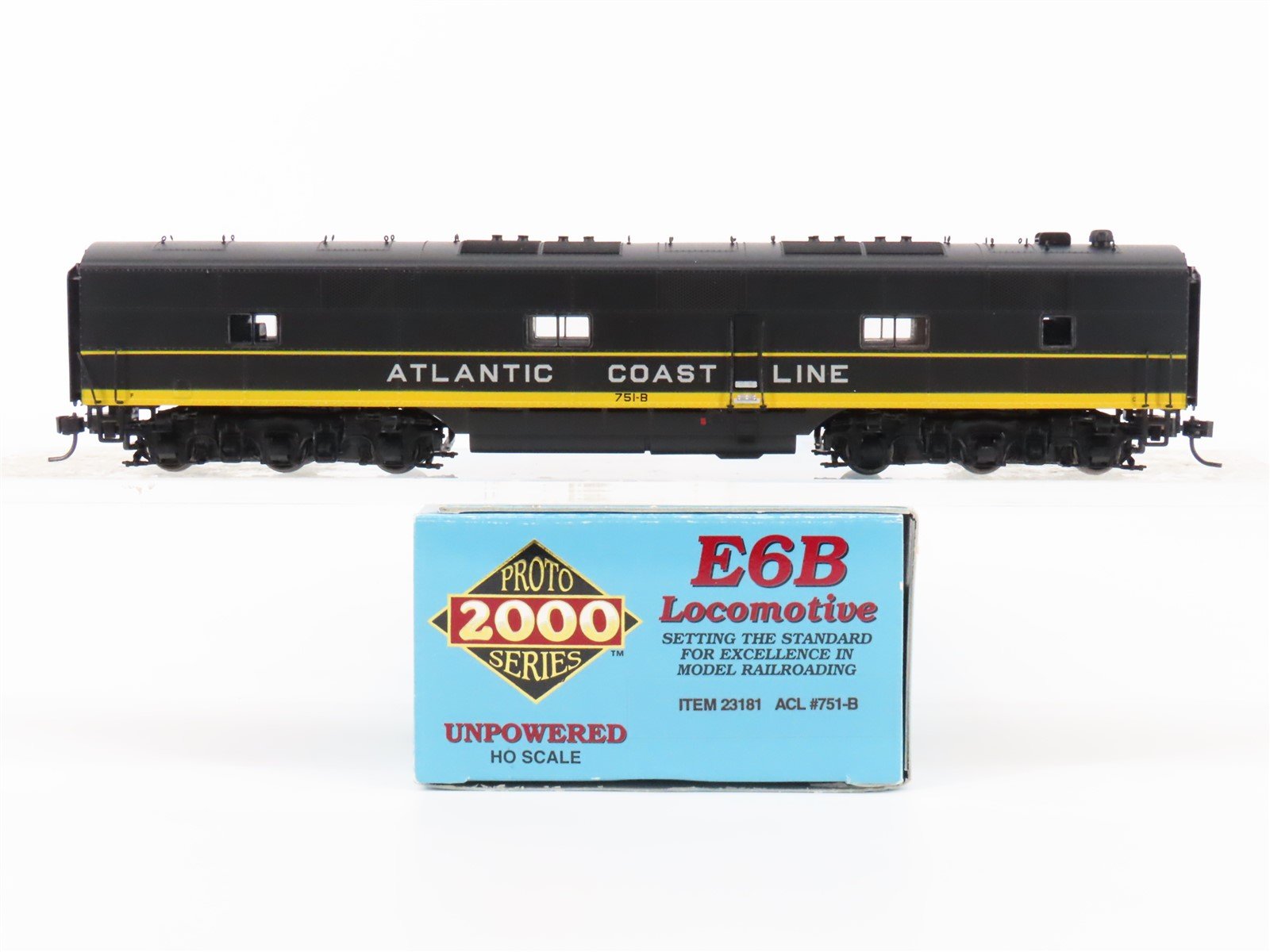 HO Scale Proto 2000 23818 ACL Atlantic Coast Line E6B Diesel #751-B Unpowered