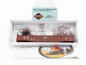 HO Scale Proto 2000 23641 SLSF Frisco 52' 6'' Drop End Gondola Car #61710 Kit