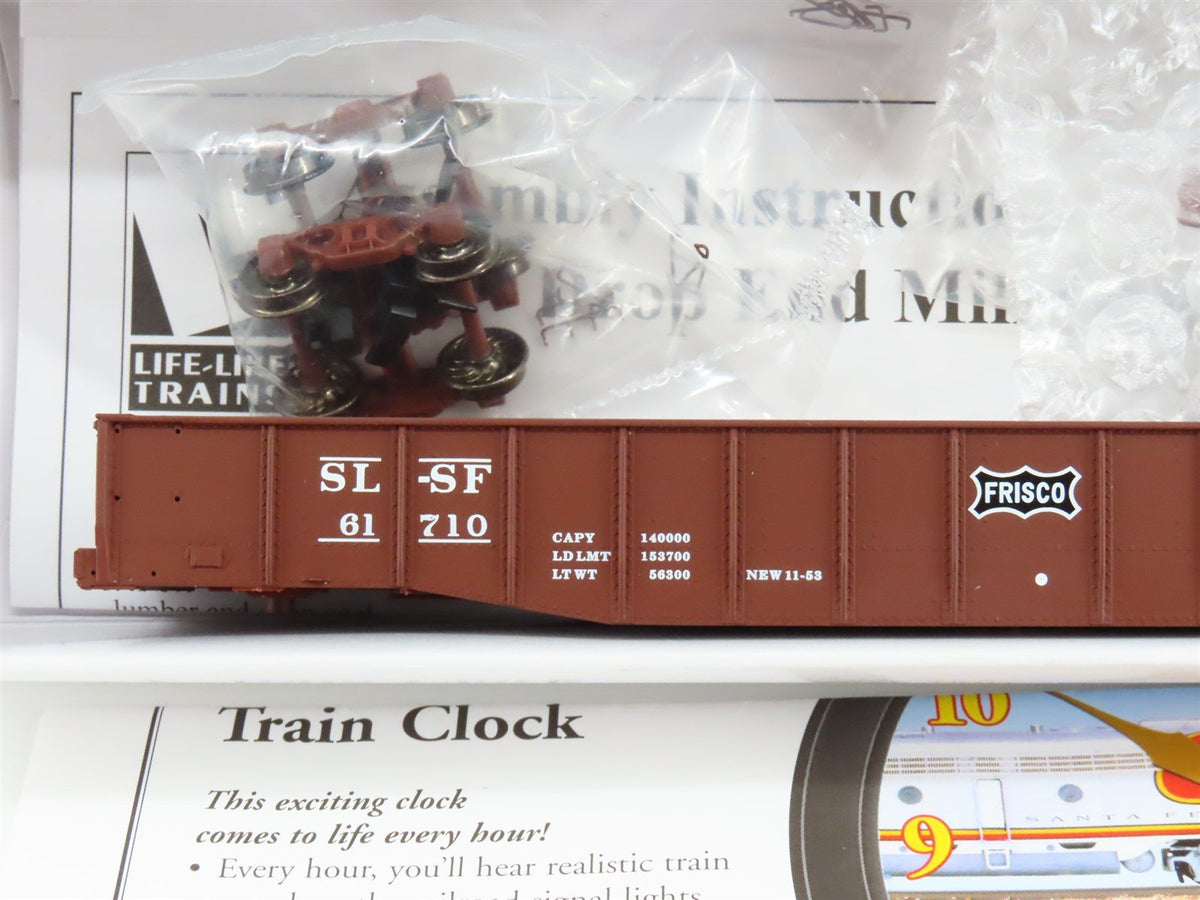 HO Scale Proto 2000 23641 SLSF Frisco 52&#39; 6&#39;&#39; Drop End Gondola Car #61710 Kit