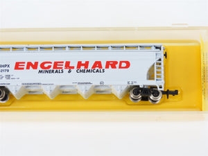 N Scale Atlas 3709 SHPX Englehard 4-Bay Centerflow Covered Hopper #52179