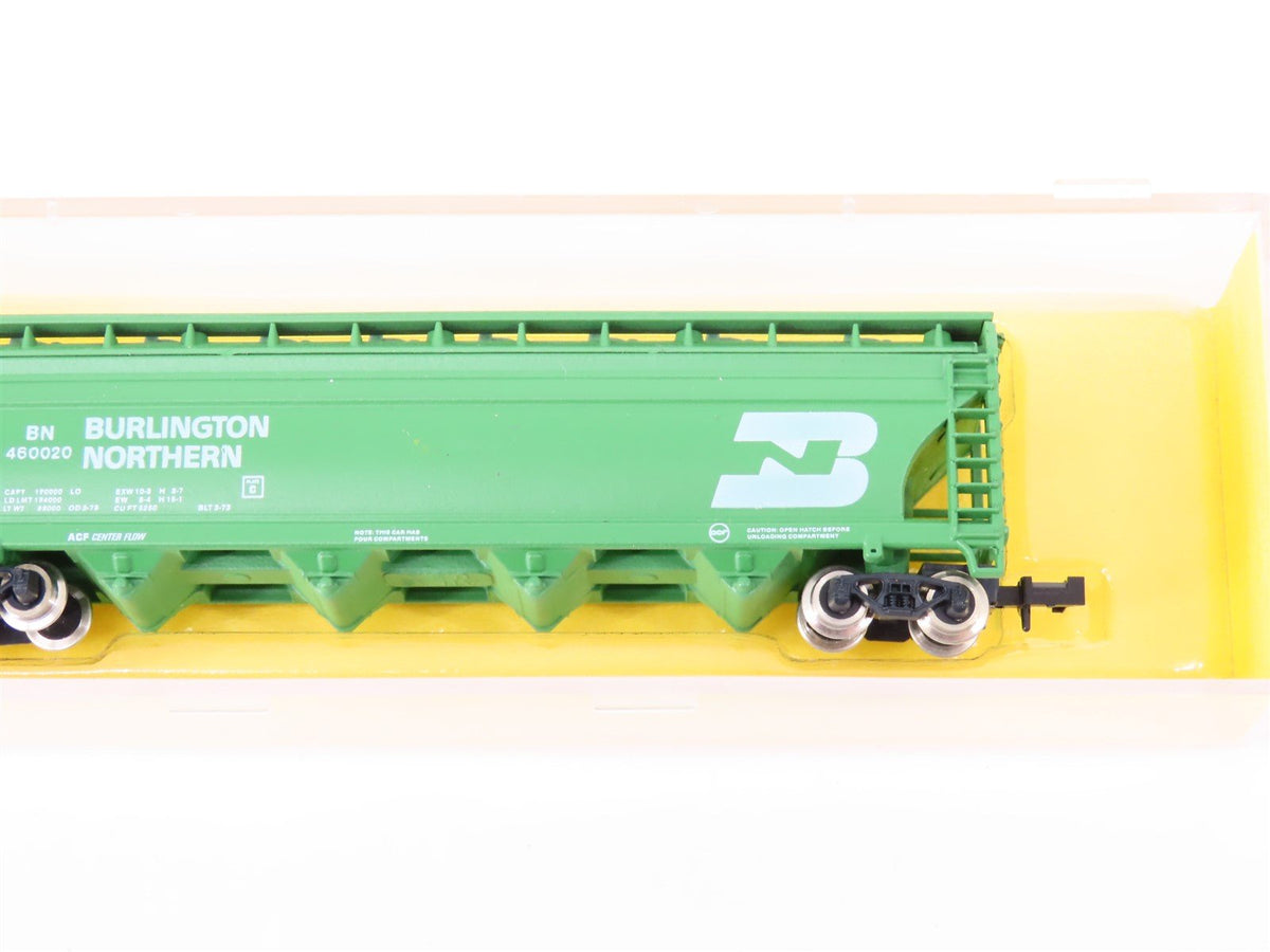 N Atlas 3703 BN Burlington Northern 4-Bay Centerflow Covered Hopper #460020