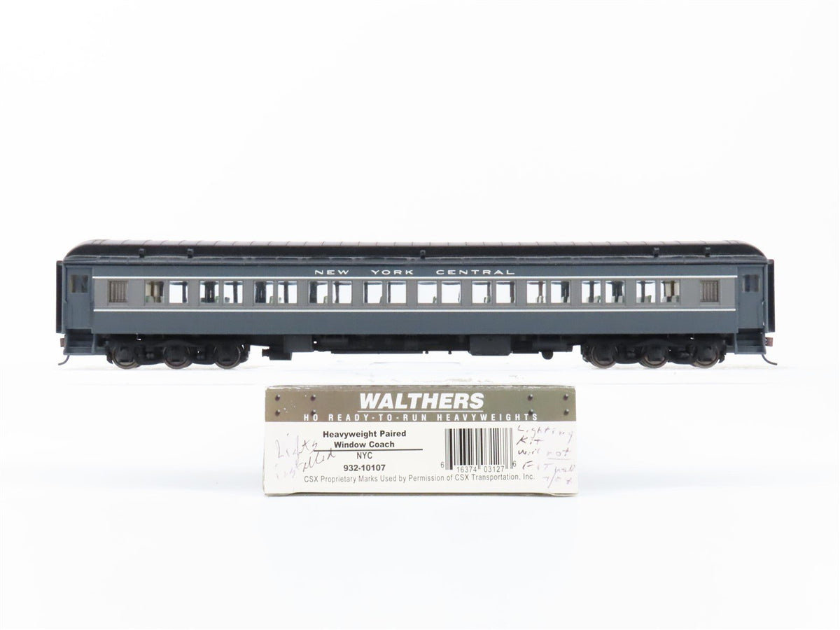 HO Scale Walthers 932-10107 NYC New York Central Heavyweight Coach Passenger