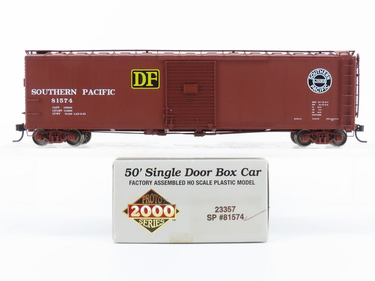 HO Scale Proto 2000 23357 SP Southern Pacific 50&#39; Automobile Boxcar #81574