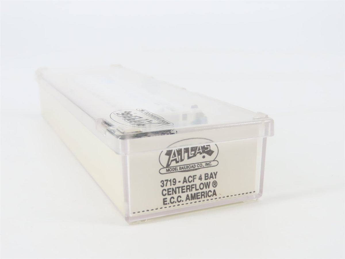 N Scale Atlas 3719 ACFX ECC America 4-Bay Centerflow Covered Hopper #41665