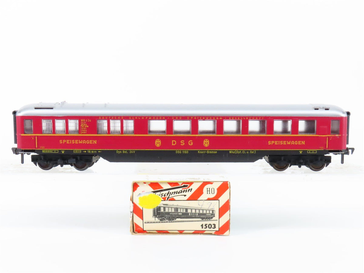 HO Scale Fleischmann 1503 DSG Speisewagen German Diner Passenger Car #1160