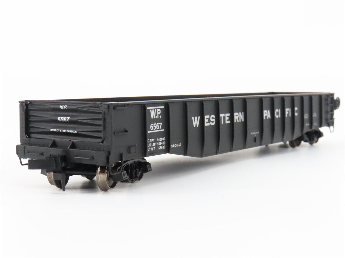 HO Scale Proto 2000 WP Western Pacific 52&#39; 6&#39;&#39; Mill Gondola Car #6567