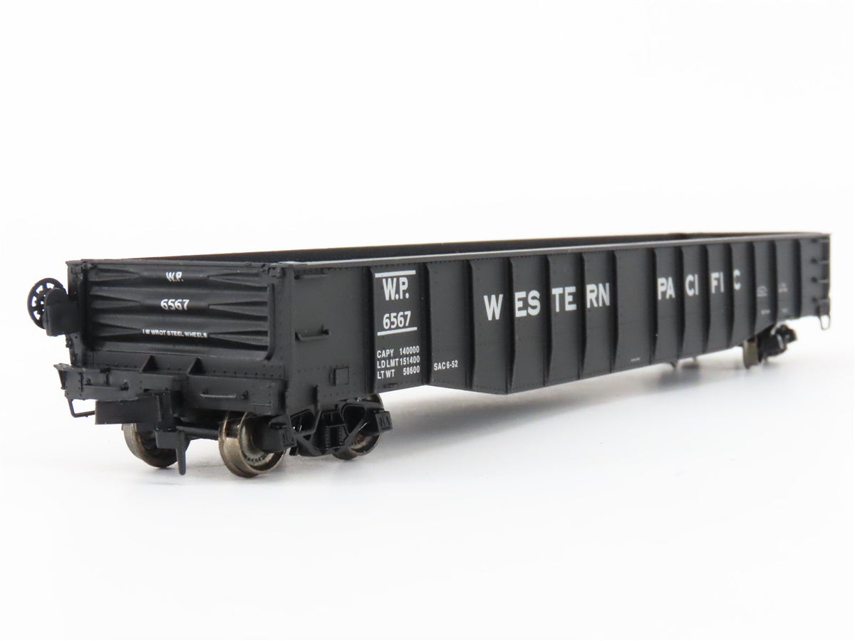 HO Scale Proto 2000 WP Western Pacific 52&#39; 6&#39;&#39; Mill Gondola Car #6567