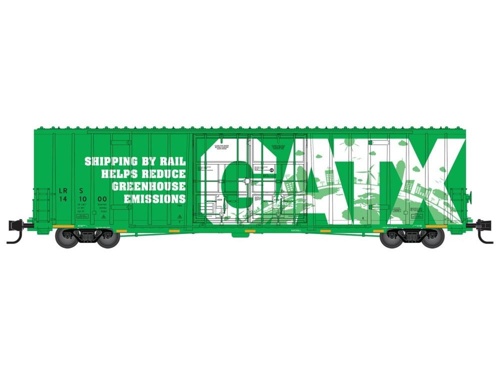 N Micro-Trains MTL 12300080 LRS GATX 60&#39; Rib-Side High-Cube Box Car #141000