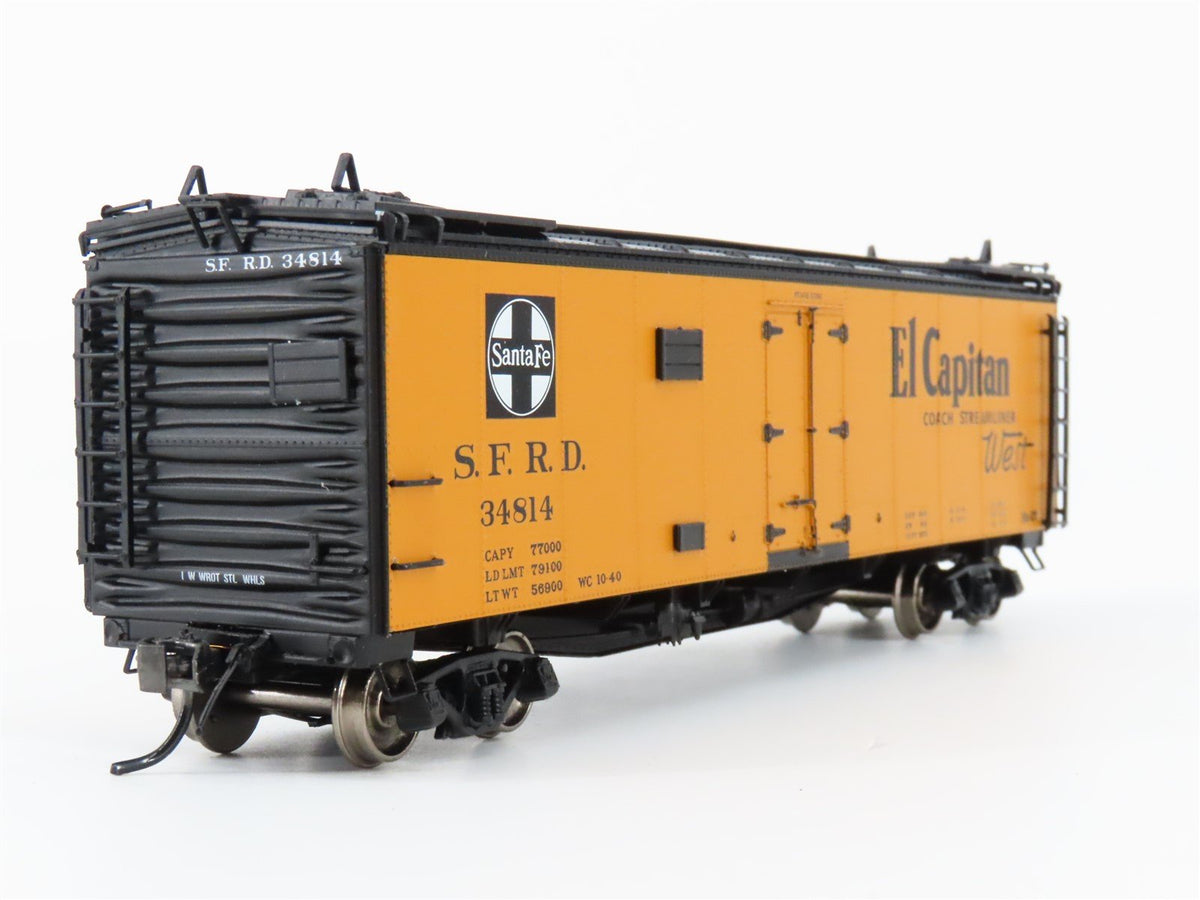 HO Scale InterMountain 46112-26 SFRD Santa Fe Railroad El Capitan Reefer #34814